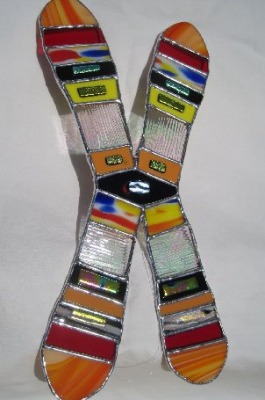 Tribal Textured glass