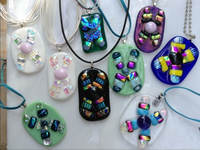 Fused Glass Pendants